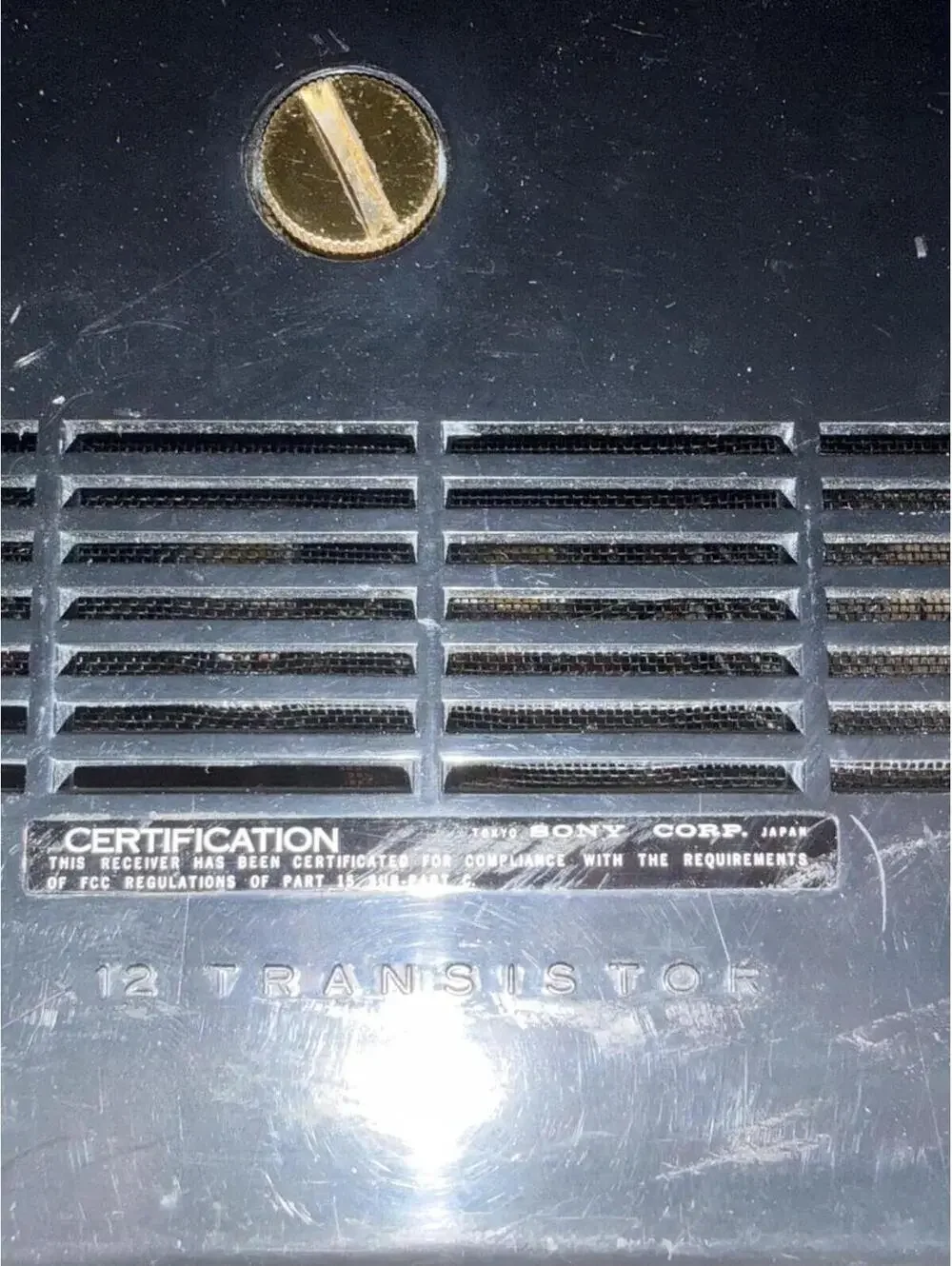 Vintage Sony 12 Transistor FM/AM Radio Untested For Parts